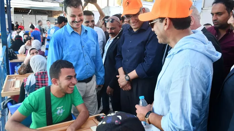 وزير الشباب ومحافظ الجيزة يفتتحان عددا من المنشآت الرياضية بنادي الطالبية