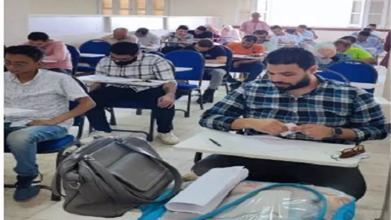 بدء امتحانات التيرم الثاني بمركز التعلم المدمج ببني سويف