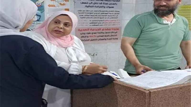 مدير عام الطب العلاجي تتابع سير العمل بمستشفى بهتيم المركزي