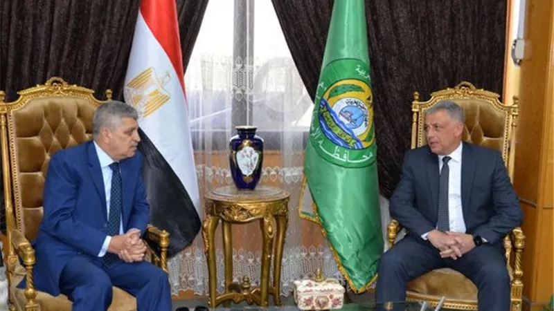 محافظ الإسماعيلية يستقبل رئيس هيئة قناة السويس