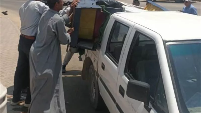 رضوان: جهاز بدر يشن حملة مكبرة لإزالة الإشغالات من الشوارع.. صور