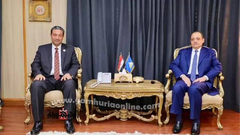 محافظ دمياط يستقبل مدير الأمن للتهنئة بمنصبه الجديد