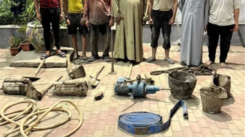 نقبوا عن الاثار.. حلم الثراء السريع يقود 7 أشخاص إلى السجن بالغربية