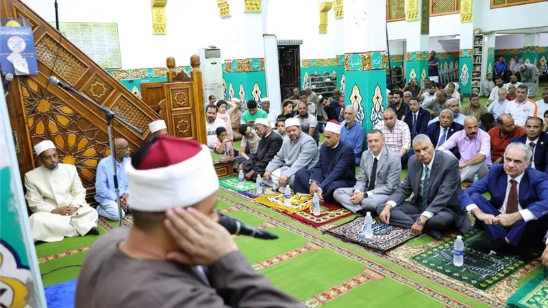 محافظ أسوان يشهد الإحتفال بالعام الهجرى الجديد 1446 ه