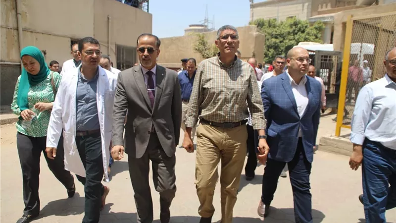 محافظ الجيزة تفقد الخدمات الصحية بمستشفي أبو النمرس المركزي