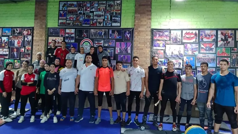 ٨ لاعبين من أبناء بني سويف فى منتخب مصر لرفع الأثقال