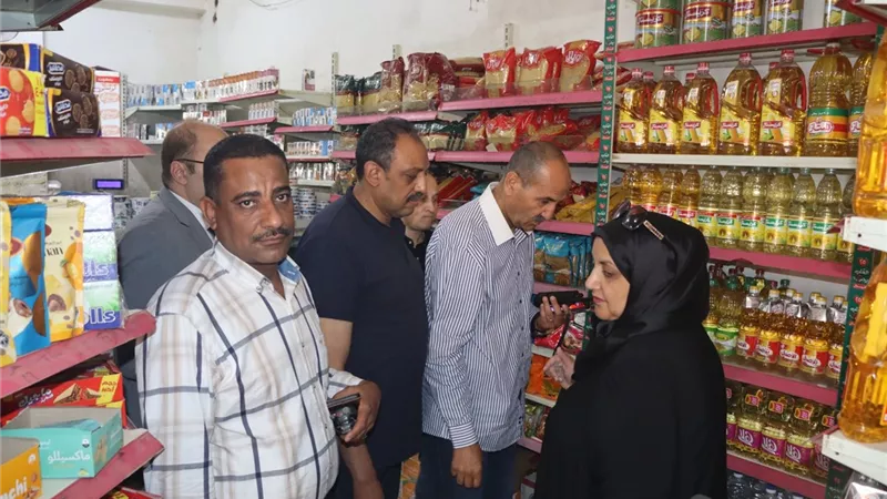 سكرتير بنى سويف يشرف على حملة للجنة حماية المستهلك