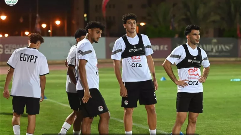 منتخب مصر الأوليمبي تدريباته قبل السفر لباريس بمشاركة زيزو والنني
