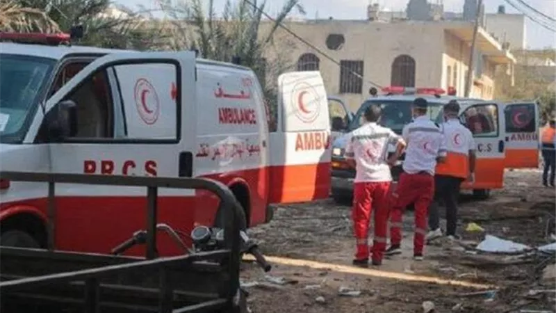 الهلال الأحمر الفلسطيني: خروج النقاط الطبية فى غزة عن الخدمة