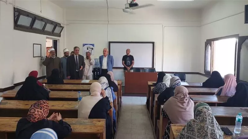 في يومها الرابع عشر.. فؤاد وعودة يتفقدان اختبارات العلوم الشرعية
