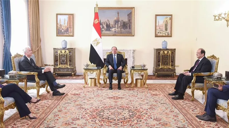 السيسى يستقبل رئيس وكالة الاستخبارات الأمريكية