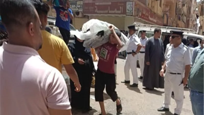 ٩٠ محضر وإزالة إدارية فى حملة مرافق وسط وشمال مدينة الأقصر