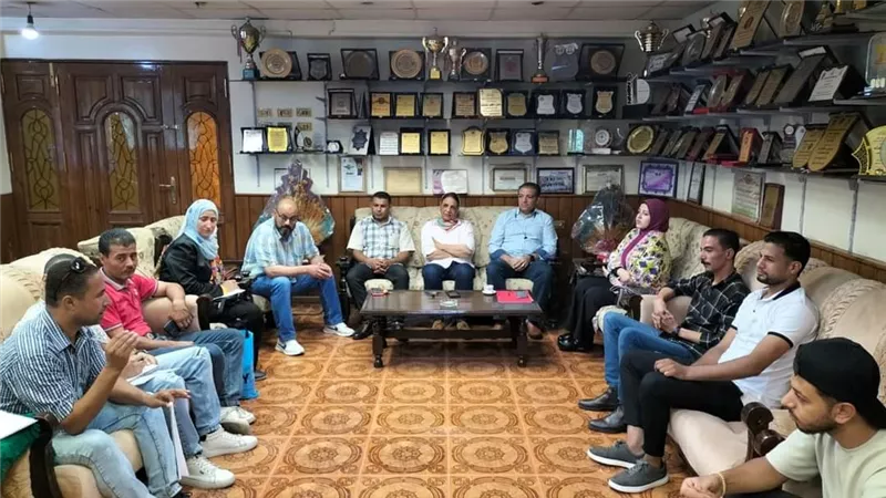 مدير شباب المنيا يلتقى بممثلى الكيانات الشبابية ونموذج محاكاة البرلمان