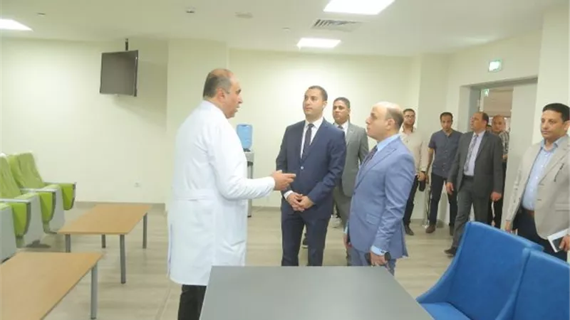عبدالمعطي يتفقد مستشفى مركز الأورام الجديد بمدينة كفر الشيخ