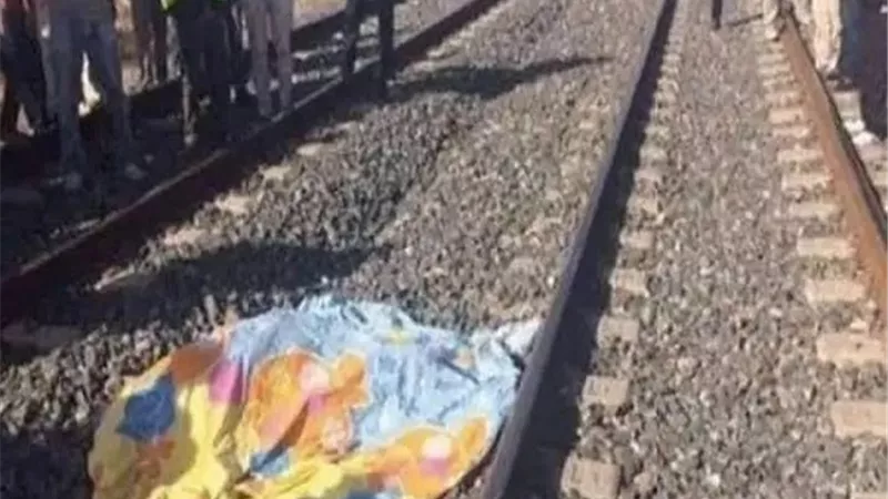 مصرع سيدة صدمها قطار بالدقهلية