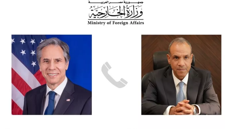 وزير الخارجية والهجرة يتلقى اتصالاً من وزير الخارجية الأمريكي