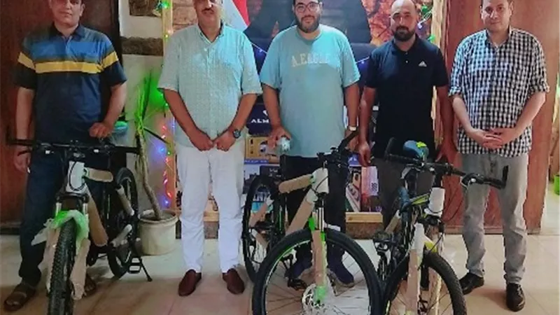 الشباب والرياضة بالقليوبية تواصل تسليم الدراجات الهوائية