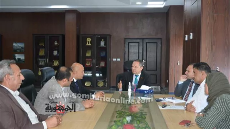 رئيس جامعة دمياط يطالب بجدول زمني لصيانة المدينة الجامعية
