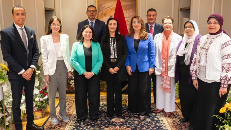 وزيرة التضامن تستقبل وكيل السكرتير العام للأمم المتحدة