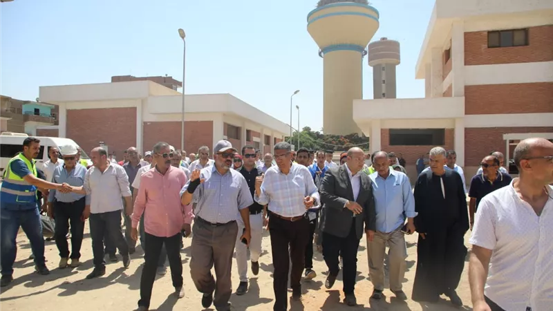 محافظ الجيزة:تنفيذ المرحلة الثانيةلتوسعات محطة مياه منشأة القناطر