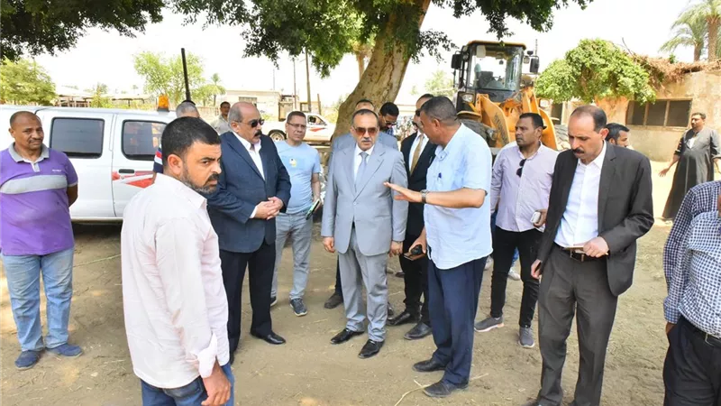 محافظ أسيوط يتفقد محطة بني مر للثروة الحيوانية
