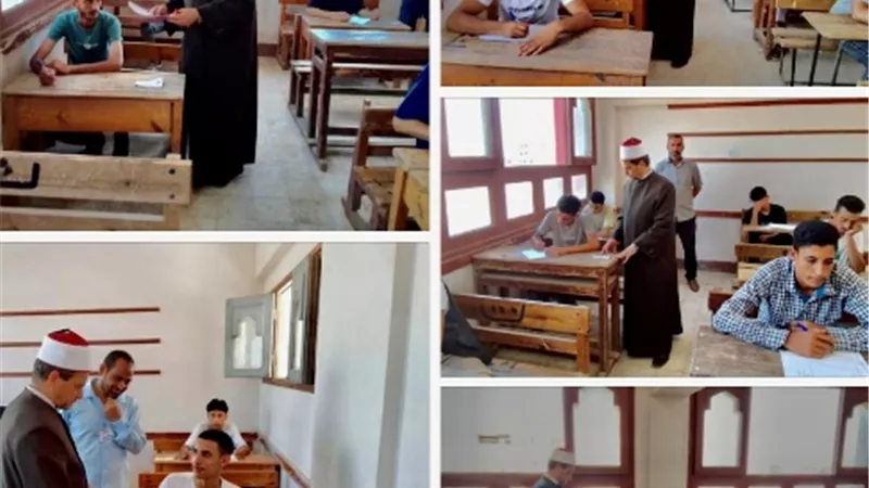 طلاب الازهر بالاسماعيلية يؤدون امتحان 