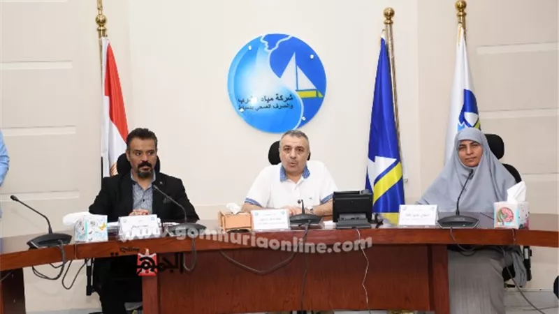 نشر ثقافة السلامة والصحة المهنية بمحطات مياه دمياط