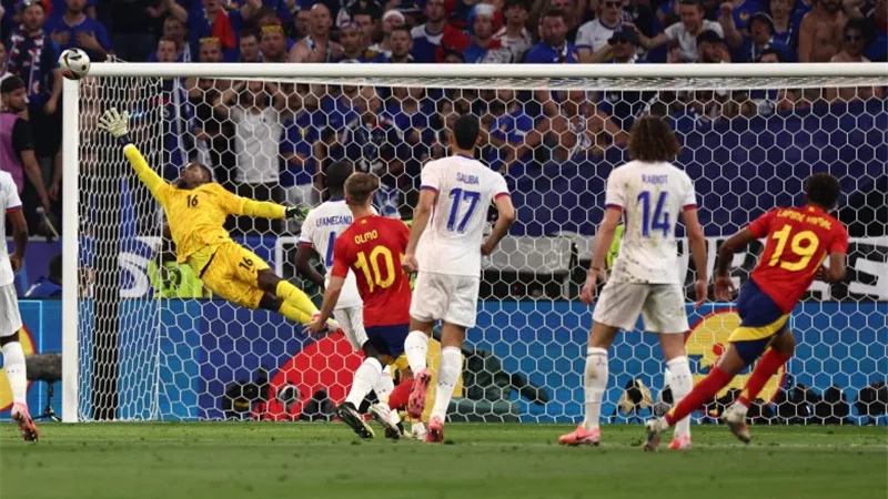 نصف نهائى يورو 2024.. إسبانيا تتقدم بثنائية أمام فرنسا بالشوط الأول