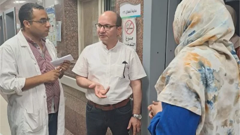 وكيل وزارة الصحة بالقليوبية يتفقد وحدة طب الأسرة بسندنهور