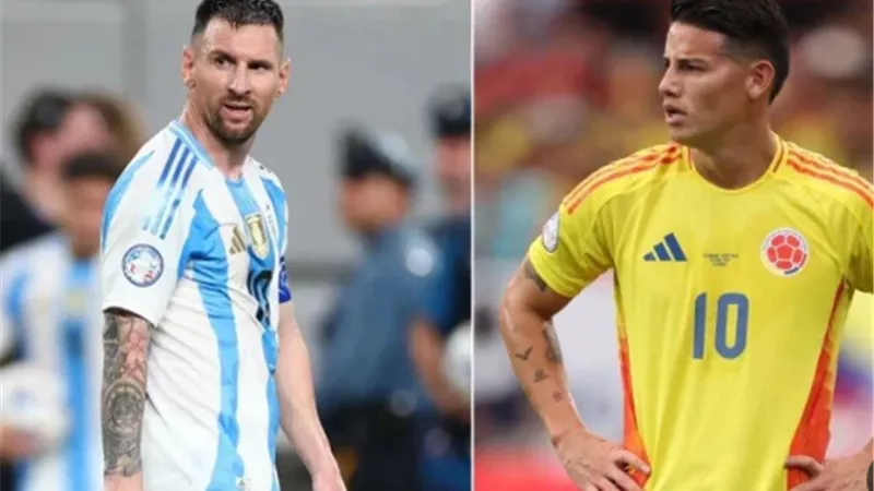 موعد مباراة الأرجنتين و كولومبيا فى نهائى كوبا أمريكا 2024