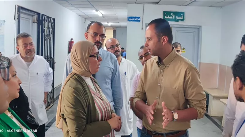 نائب وزير الصحة يتفقد مستشفى برج العرب والعامرية بالإسكندرية