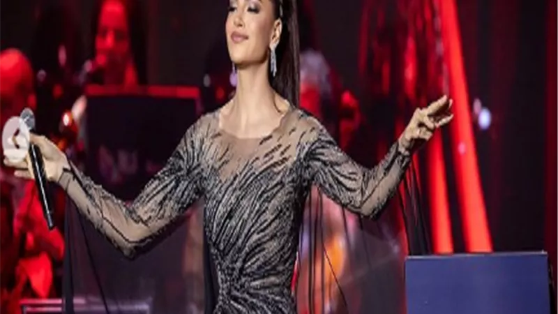 أمال ماهر تريند جوجل.. تألقت فى حفلًا كامل العدد بالطائف