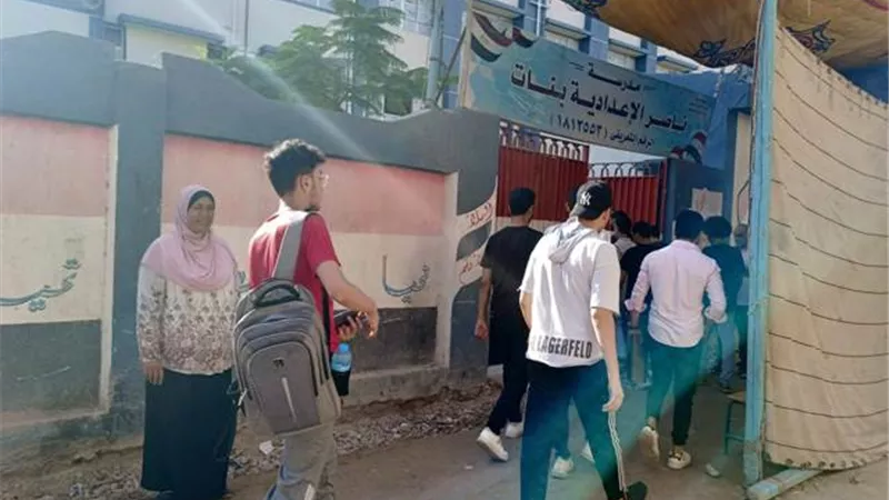 فرحة بالتفاضل والتكامل وشكاوى من شدة الحر باللجان في البحيرة