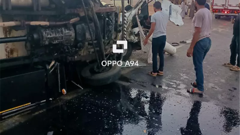 اصابة 21 فى تصادم الطريق الصحراوى لوادى النطرون.. بالأسماء