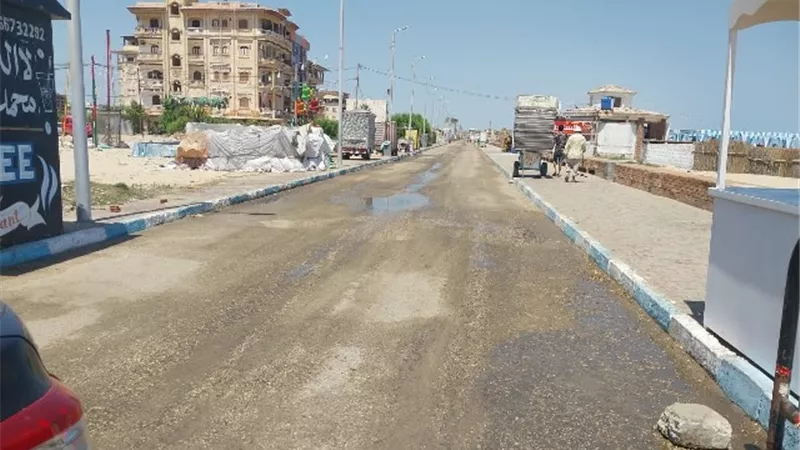 محافظ الدقهلية في جوله مفاجئه للمره الثانية علي مدينة جمصه