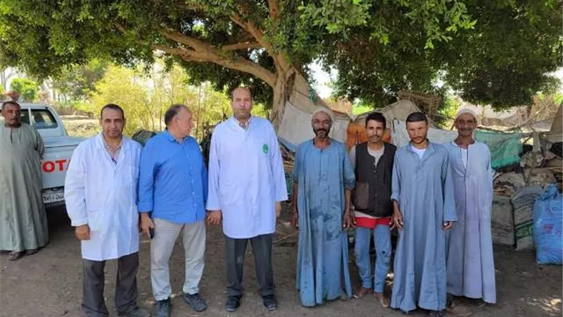 بيطري المنيا يدشن الحملة القومية للتحصين ضد الحمى القلاعية