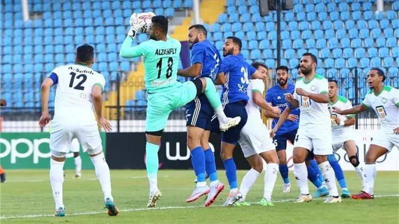 البنك الأهلى وسموحة يتعادلان 1/1 فى الشوط الأول بدورى نايل