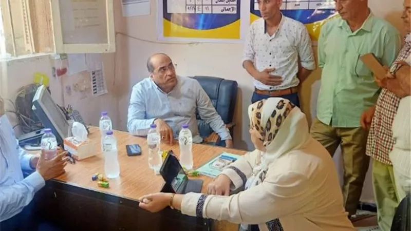 رئيس الاصلاح الزراعي يتفقد أعمال الجمعيات بمحافظة المنيا