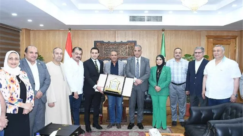 محافظ الفيوم يستقبل وفد الهيئة البرلمانية لحزب مستقبل وطن