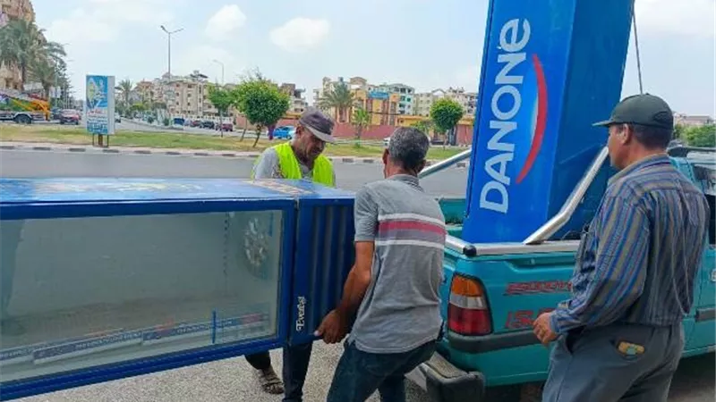 خلف الله: حملة مكبرة لإزالة الإشغالات فى مدينة دمياط الجديدة صور