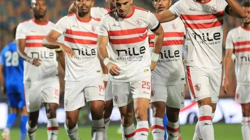 حكام مباراة الزمالك وبلدية المحلة في الدوري المصري .. صورة