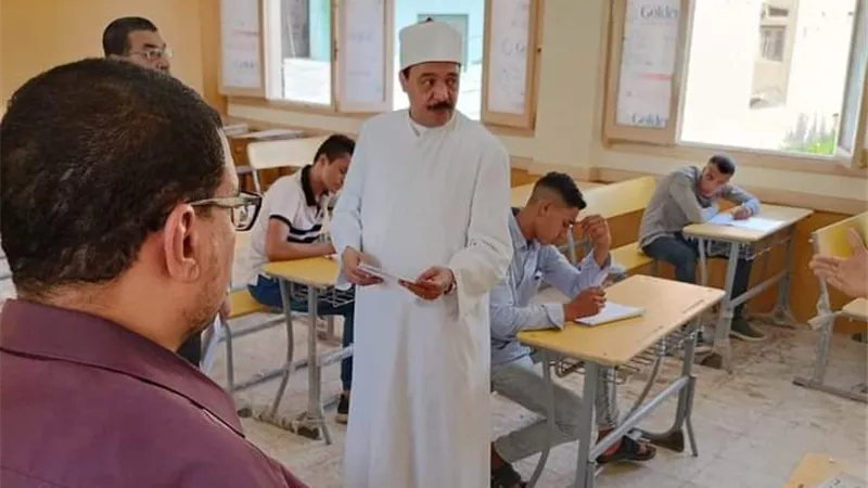 ختام امتحانات الشهادة الثانوية الأزهرية بسوهاج..صور