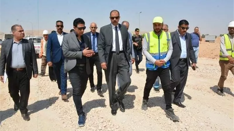 محافظ سوهاج بتفقد المنطقة الصناعية بغرب جرجا