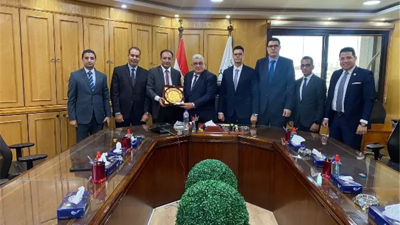 المستشار أحمد عبود يستقبل المستشار ممدوح حسين لتهنئته برئاسة مجلس الدولة