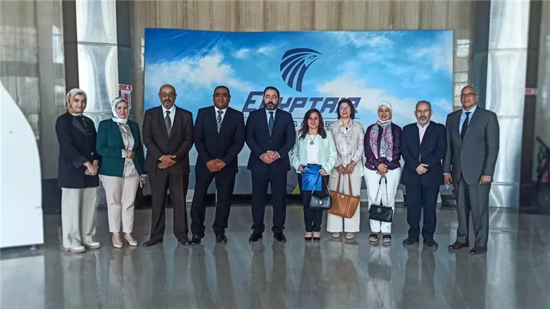 توقيع بروتوكول بين أكاديمية مصرللطيران للتدريب وجامعة حلوان