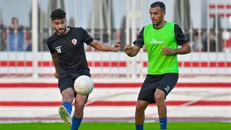 مدافع الزمالك ينتظم فى التدريبات استعدادًا لموقعة كأس مصر
