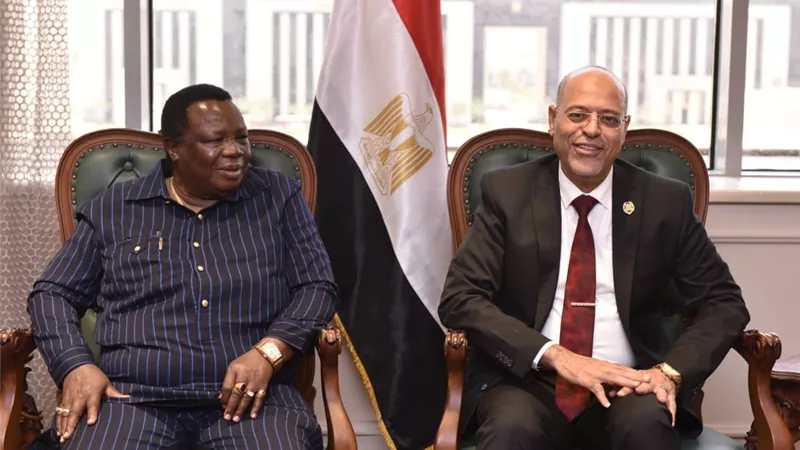 وزير العمل يستقبل رئيس منظمة الوحدة النقابية الأفريقية و عمال كينيا