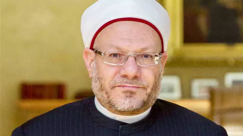مفتي الجمهورية يدين هجوم داعش الإرهابي على مسجد في سلطنة عمان
