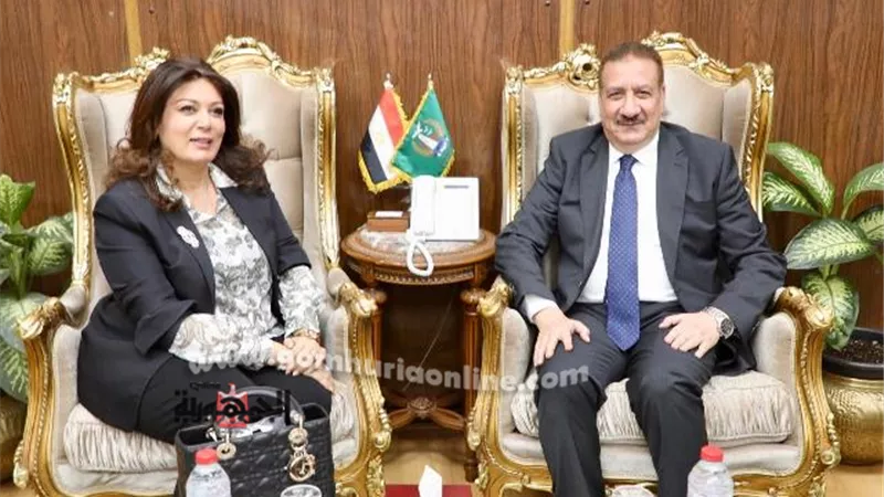 محافظ المنوفية يستقبل رئيس جامعة السادات للتهنئة بتجديد الثقة