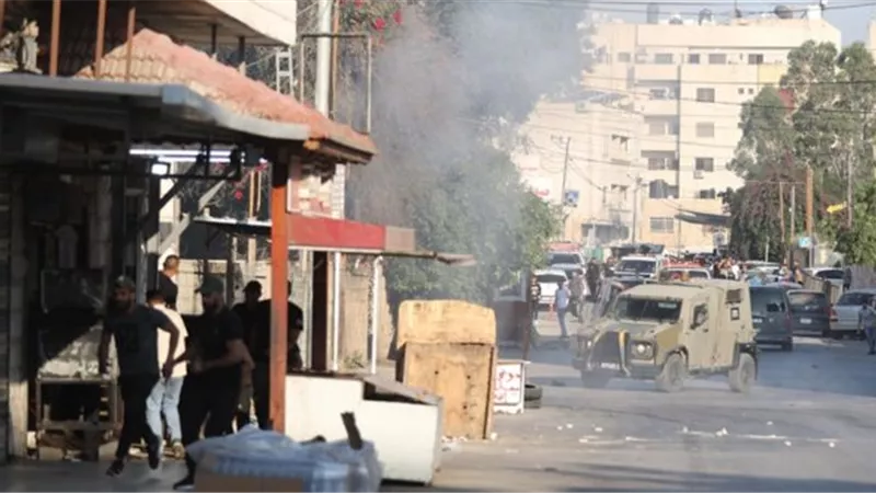 جيش الاحتلال:سقوط مسيرة بمخيم نور شمس في مدينة طولكرم